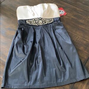 𝅺NWT Trixxi  Strapless Dress with embellishment